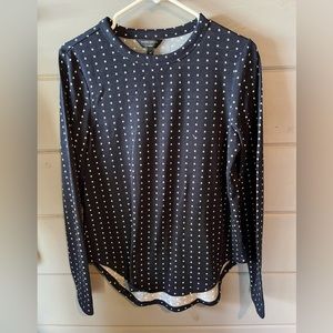 Banana Republic navy white star sweater